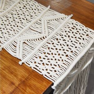 Macrame Table Runner From Anthropologie Home
